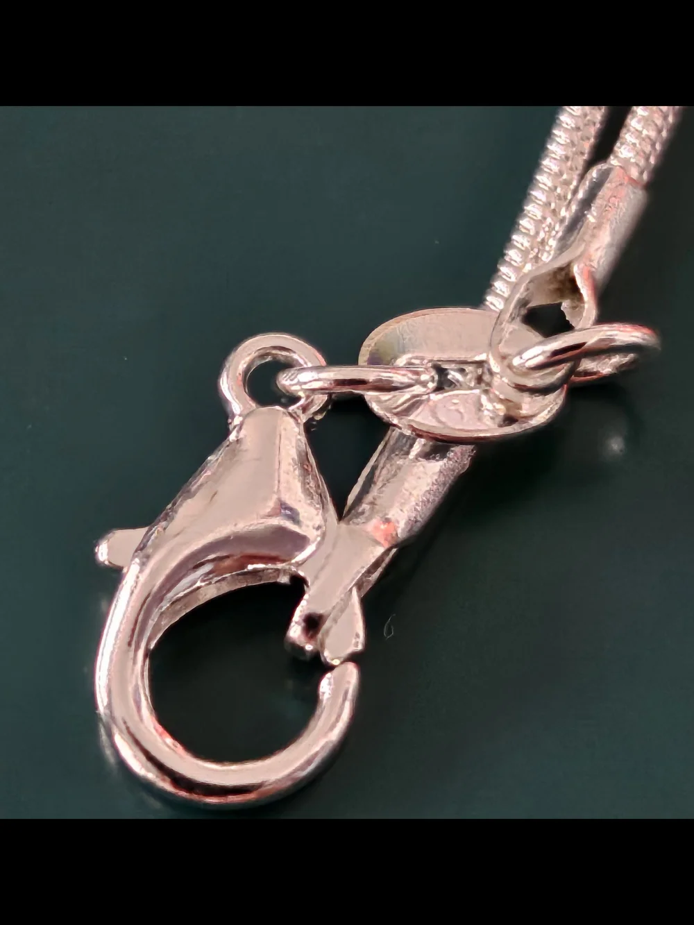 Sterling Silver Floral Pendant Necklace - Silver
